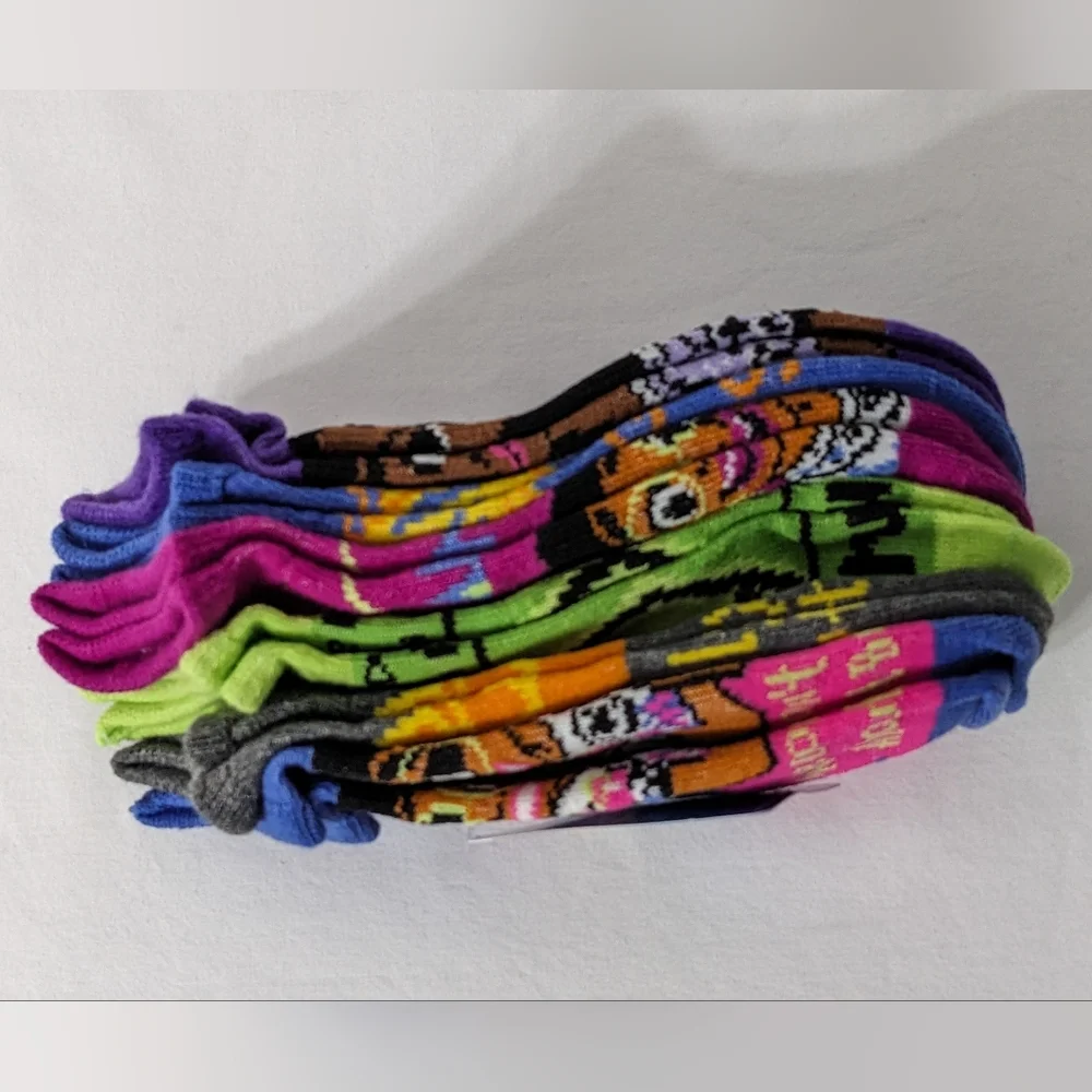 Disney Encanto Girls No Show Socks, 6 Pack, Shoe Size: M=10.5-4, New With Tag